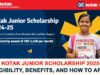 Kotak Junior Scholarship 2025
