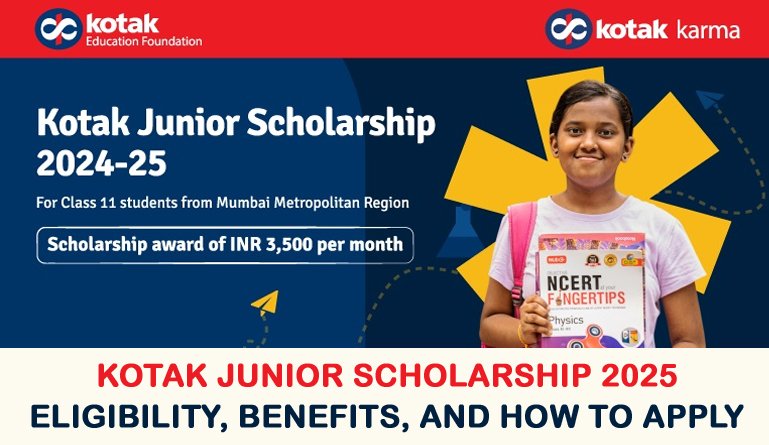 Kotak Junior Scholarship 2025
